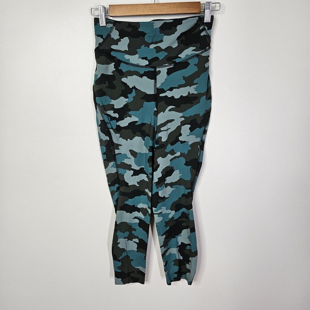 Lululemon Base Pace High-Rise Tight 23" Womens Size 6 Camo Tidewater Nulux
